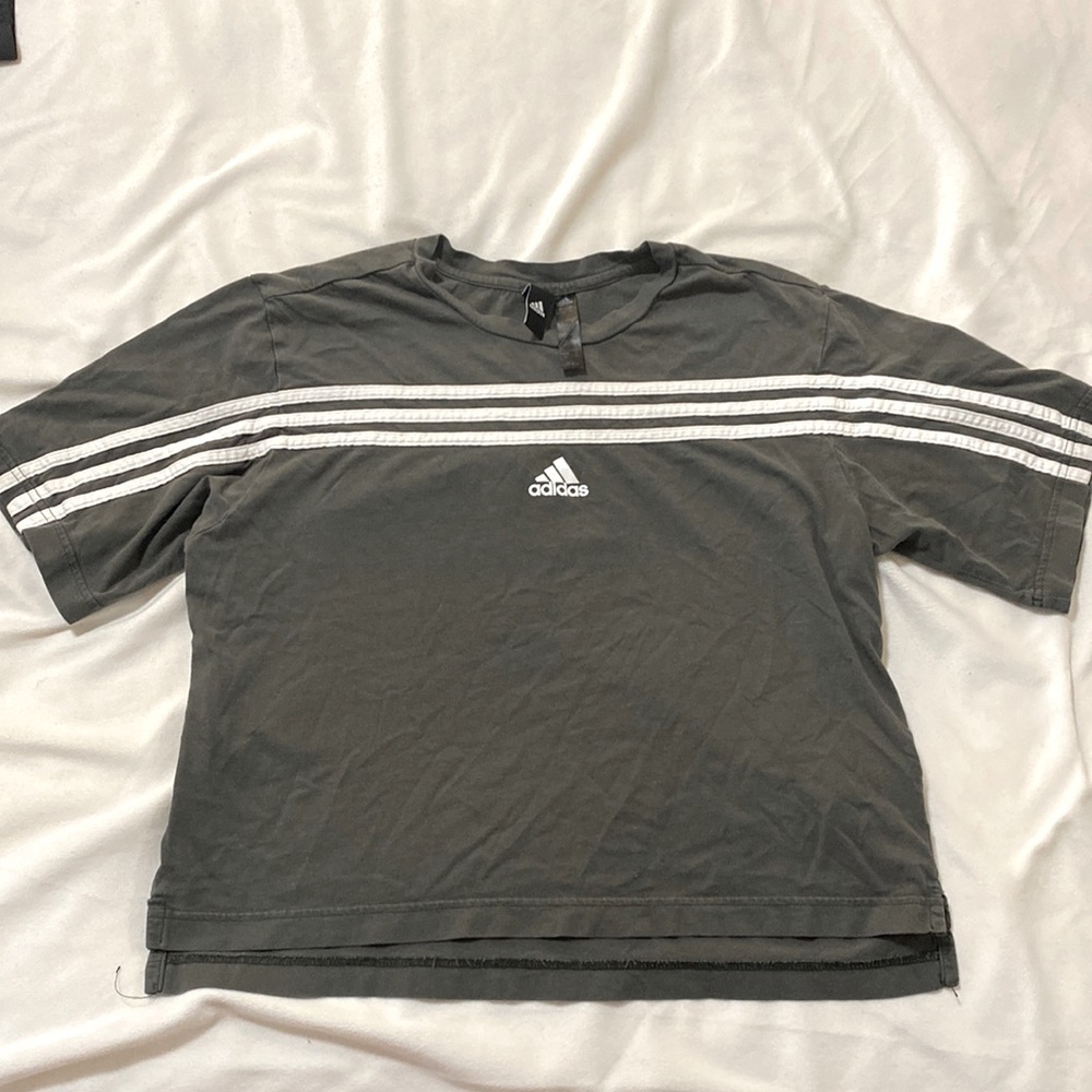 Grey Adidas Short Sleeve